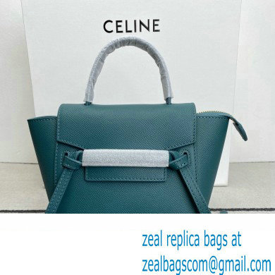 Celine mini belt pico Bag in grained calfskin Amazone 2024