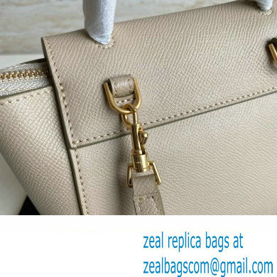 Celine mini belt pico Bag in grained calfskin khaki 2024