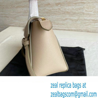 Celine mini belt pico Bag in grained calfskin khaki 2024