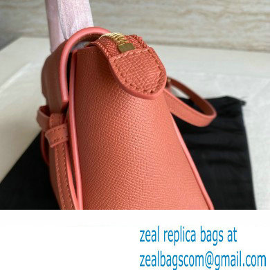 Celine mini belt pico Bag in grained calfskin rose 2024