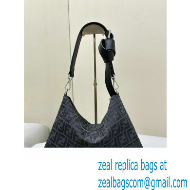 Fendi After crossbody bag Black FF fabric 2024