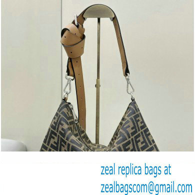 Fendi After crossbody bag Brown FF fabric 2024