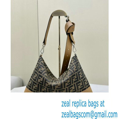 Fendi After crossbody bag Brown FF fabric 2024