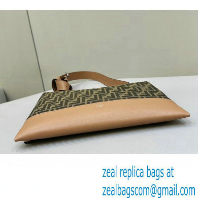 Fendi After crossbody bag Brown FF fabric 2024