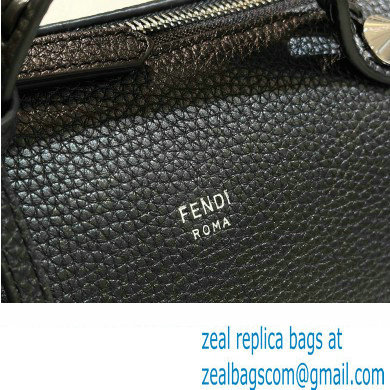 Fendi By The Way Medium Bag Black Selleria with hand-sewn topstitches 2024