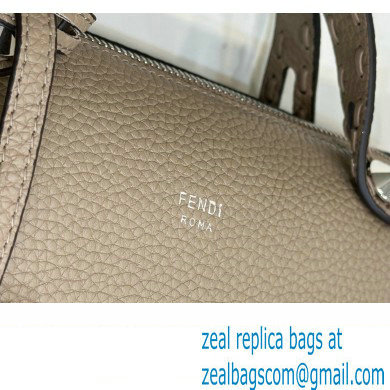 Fendi By The Way Medium Bag Dove gray Selleria with hand-sewn topstitches 2024