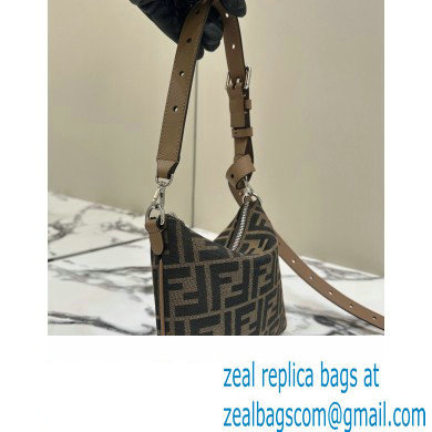 Fendi Mini After bag Brown FF fabric 2024