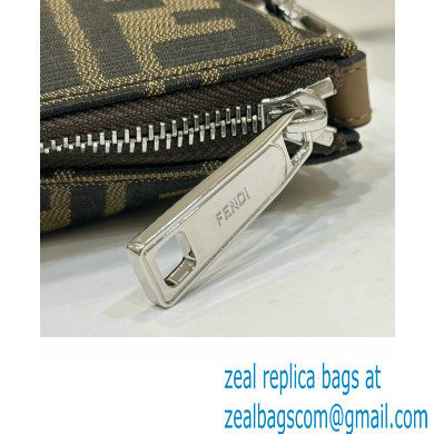 Fendi Mini After bag Brown FF fabric 2024