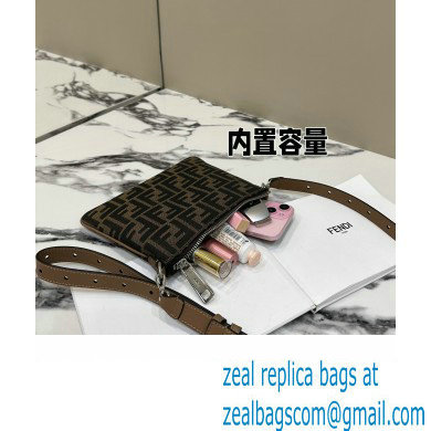 Fendi Mini After bag Brown FF fabric 2024