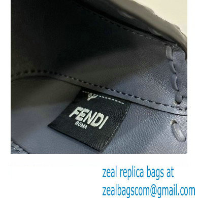 Fendi Mini Baguette Bag Gray Selleria with 309 hand-sewn topstitches 2024