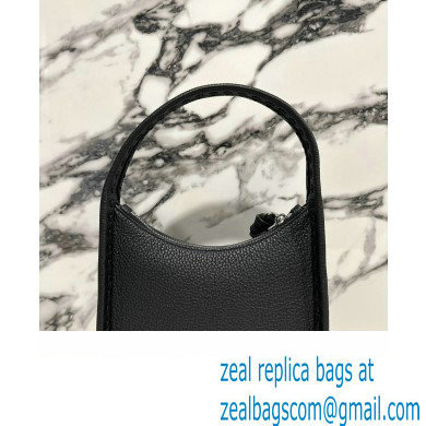 Fendi Mini Fendessence bag Black Selleria with 264 hand-sewn topstitches 2024