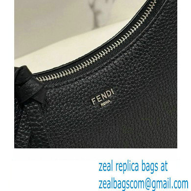 Fendi Mini Fendessence bag Black Selleria with 264 hand-sewn topstitches 2024