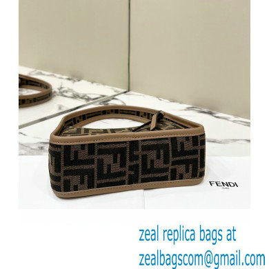 Fendi Mini Fendessence bag Brown FF fabric 2024