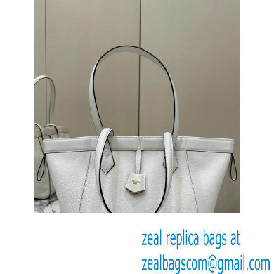 Fendi Origami Medium bag White leather that can be transformed 2024