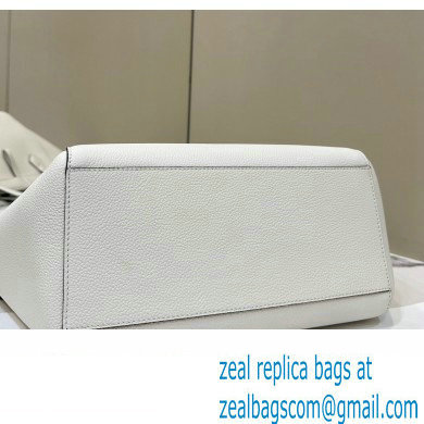 Fendi Origami Medium bag White leather that can be transformed 2024