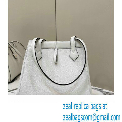 Fendi Origami Medium bag White leather that can be transformed 2024