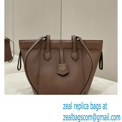 Fendi Origami Mini bag Brown leather that can be transformed 2024