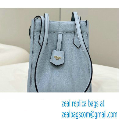Fendi Origami Mini bag Light Blue leather that can be transformed 2024