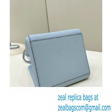 Fendi Origami Mini bag Light Blue leather that can be transformed 2024