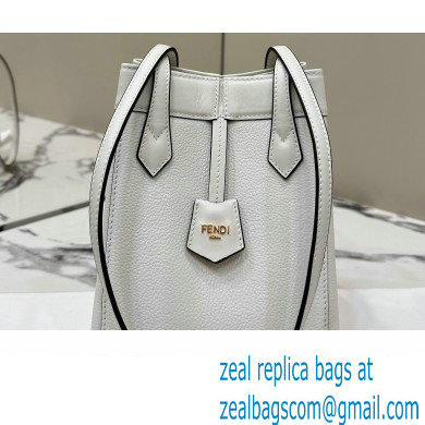 Fendi Origami Mini bag White leather that can be transformed 2024