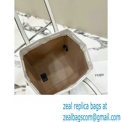 Fendi Origami Mini bag White leather that can be transformed 2024