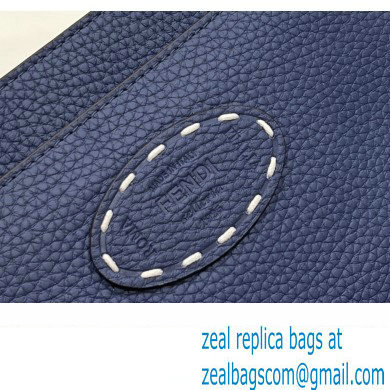 Fendi Peekaboo ISeeU Medium Bag Blue Selleria with topstitches 2024