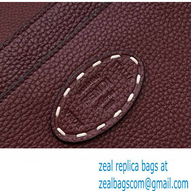 Fendi Peekaboo ISeeU Medium Bag Coffee Selleria with topstitches 2024