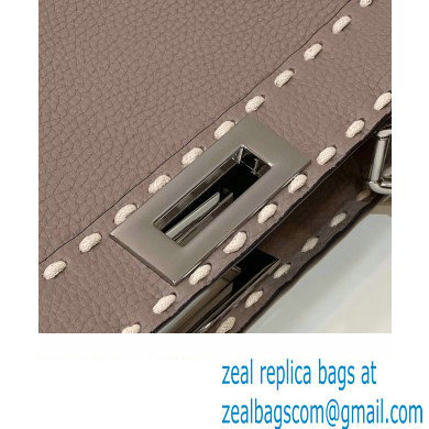 Fendi Peekaboo ISeeU Medium Bag Etoupe Selleria with topstitches 2024