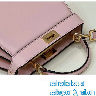 Fendi Peekaboo ISeeU Petite Bag in nappa Leather Light Pink 2024