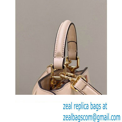 Fendi Peekaboo ISeeU Petite Bag in nappa Leather Nude Pink 2024