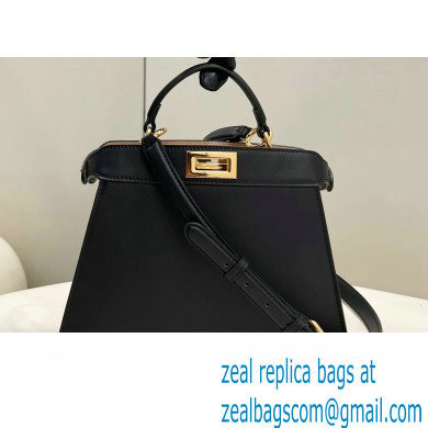 Fendi Peekaboo ISeeU Small Bag in nappa Leather Black 2024