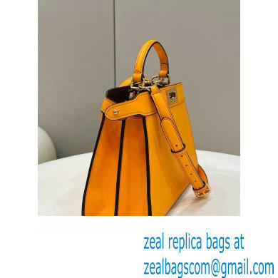 Fendi Peekaboo ISeeU Small Bag in nappa Leather Orange 2024