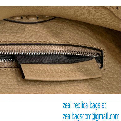 Fendi iconic Peekaboo Mini Bag Beige Selleria with 220 hand-sewn topstitches 2024