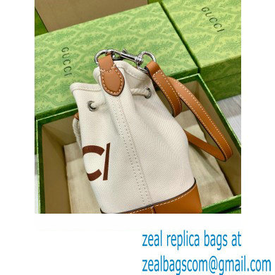 GUCCI Mini shoulder bag with Gucci print 777166 BROWN 2024 - Click Image to Close