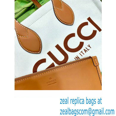 GUCCI Mini tote bag with Gucci print 772144 BROWN 2024