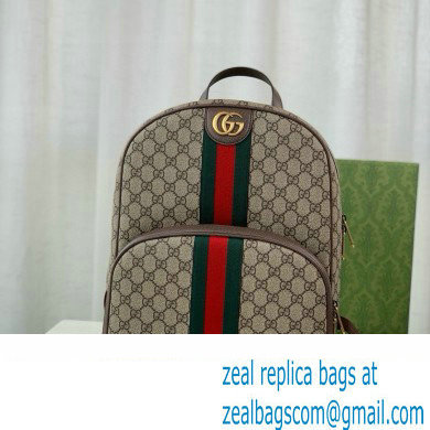 GUCCI Ophidia GG backpack IN Beige and ebony GG Supreme canvas 779901 2024 - Click Image to Close
