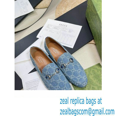 Gucci Princetown GG Monogram Denim Loafers 2024