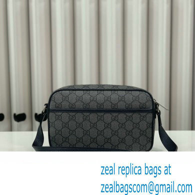 Gucci mini shoulder bag in black GG Supreme canvas 768391 2024