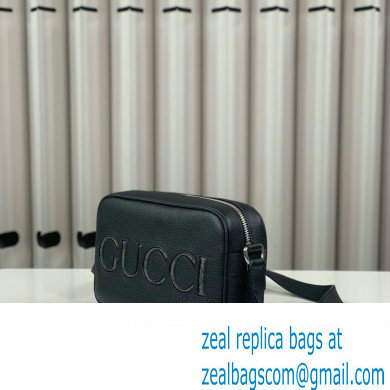 Gucci mini shoulder bag in black leather 768391 2024