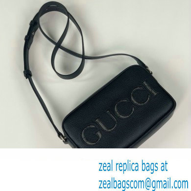 Gucci mini shoulder bag in black leather 768391 2024