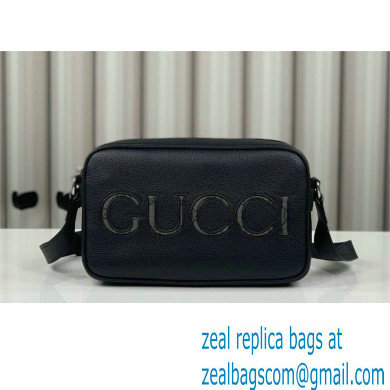 Gucci mini shoulder bag in black leather 768391 2024