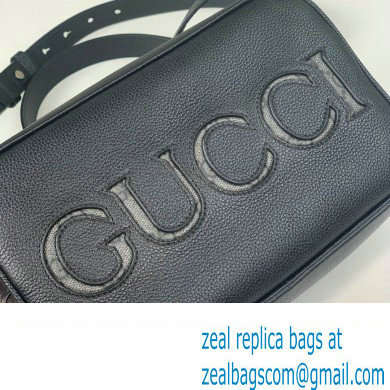 Gucci mini shoulder bag in black leather 768391 2024