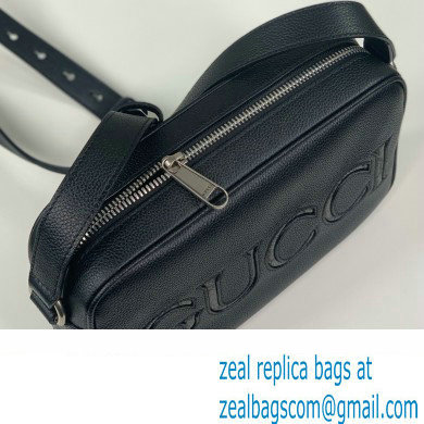 Gucci mini shoulder bag in black leather 768391 2024