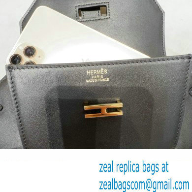 Hermes Elan Pocket 24 belt Black/Gold