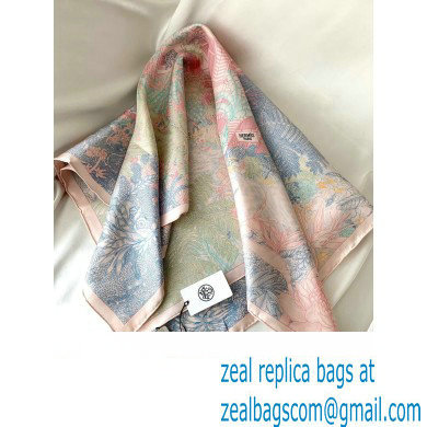 Hermes scarf 90x90cm in silk twill Top Quality 102 2024