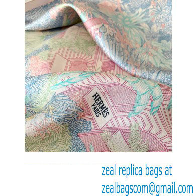 Hermes scarf 90x90cm in silk twill Top Quality 102 2024