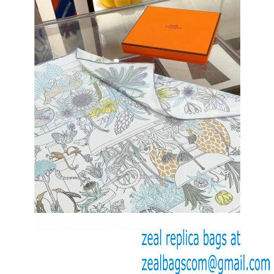 Hermes scarf 90x90cm in silk twill Top Quality 110 2024