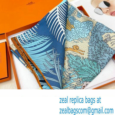 Hermes scarf 90x90cm in silk twill Top Quality 115 2024