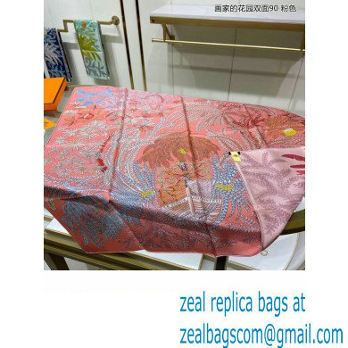 Hermes scarf 90x90cm in silk twill Top Quality 117 2024