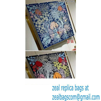 Hermes scarf 90x90cm in silk twill Top Quality 118 2024